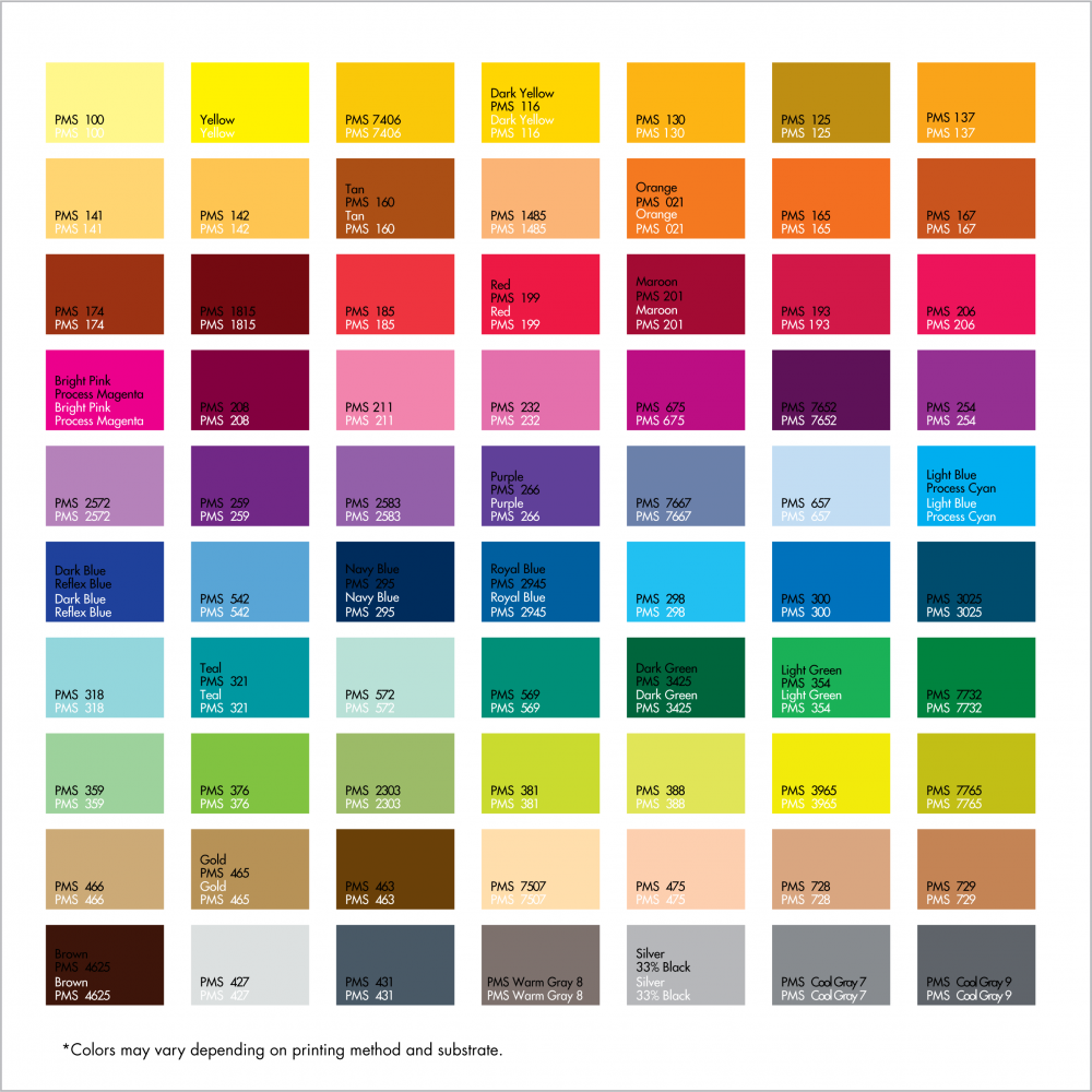 Color Charts | Resource Center | Rydin | www.rydin.com