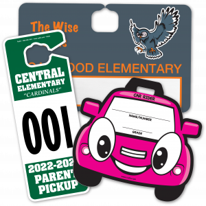 Parent Pickup and Backpack Tags